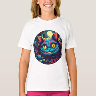 T-shirt Cheshire Chat Sourire Alice au pays des merveilles