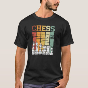 T-shirt Chess game retro vintage