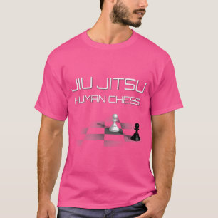 T-shirt Chess Humain Jiu Jitsu Chemise Bjj Mixed martial a
