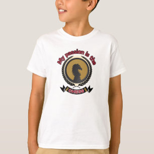 T-shirt Chess Knight Laurel Crown Passion Stratégie T-shir
