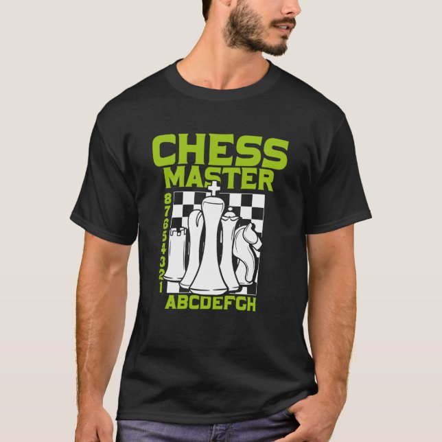 T-shirt Chess Master Chess Board Pieces Checkmate Grandmas (Devant)