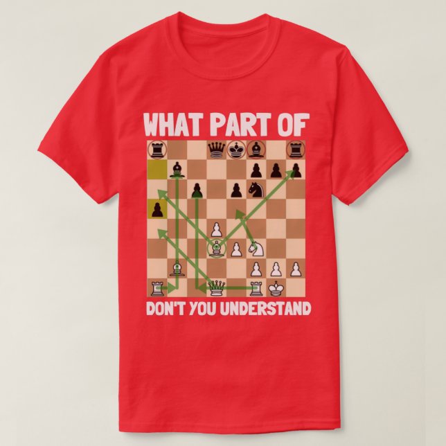 T-shirt Chess Master Chess Club amp 3 Way Jeu d'échecs (12 (Design devant)