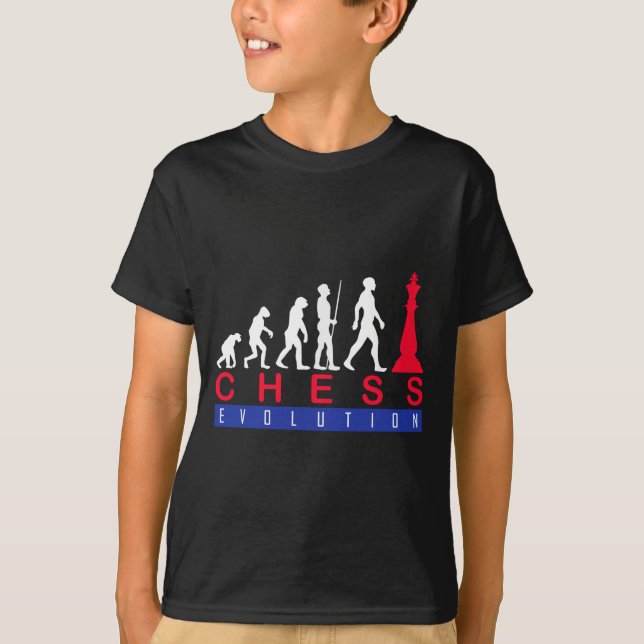 T-shirt Chess player Game Evolution Funny Venin for Man (Devant)