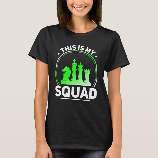 T-shirt Chess Players Tournament Outfit For Thinkers Smart (Devant)