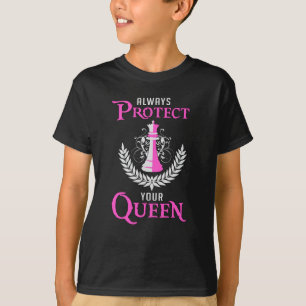 T-shirt Chess Queen Chess Board Checkmate Board Jeu cadeau