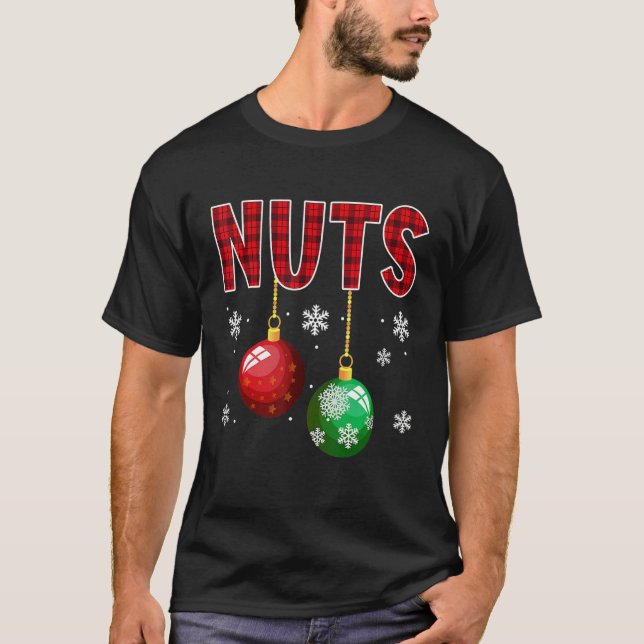 T-shirt Chest Nuts Matching Chestnuts   Christmas Couples  (Devant)