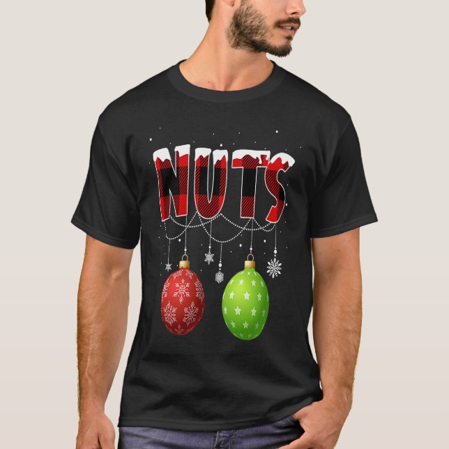 T-shirt Chest Nuts   Matching Chestnuts Christmas Couples  (Devant)