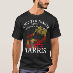 T-SHIRT CHESTER NIMITZ DIT VOTEZ KAMALA HARRIS ONCLE SAM