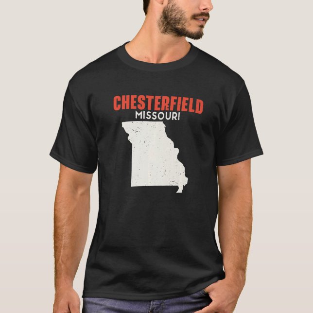T-shirt Chesterfield Missouri USA State America Travel Mis (Devant)