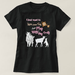 T-shirt CHÈTES   Vous voulez avoir du thé et jouer avec de