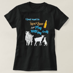 T-shirt CHÈTES   Vous voulez avoir une bière et jouer avec