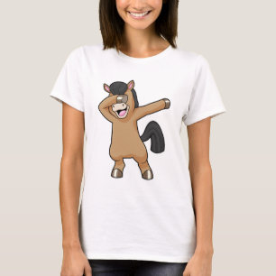 T-shirt Cheval à Hip hop Dance Dab