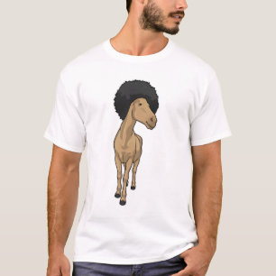 T-shirt Cheval Afro