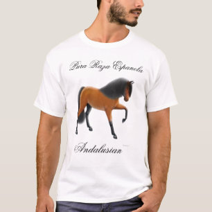T-shirt Cheval andalou de baie, Pura Raza Espanola