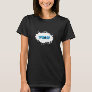 T-shirt Cheval animal amusant Splash