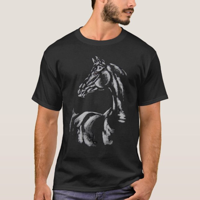 T-shirt cheval Arabe (Devant)