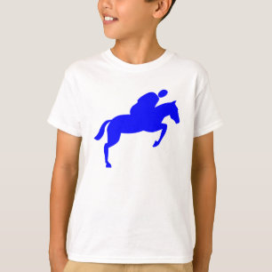 T-shirt Cheval - Bleu