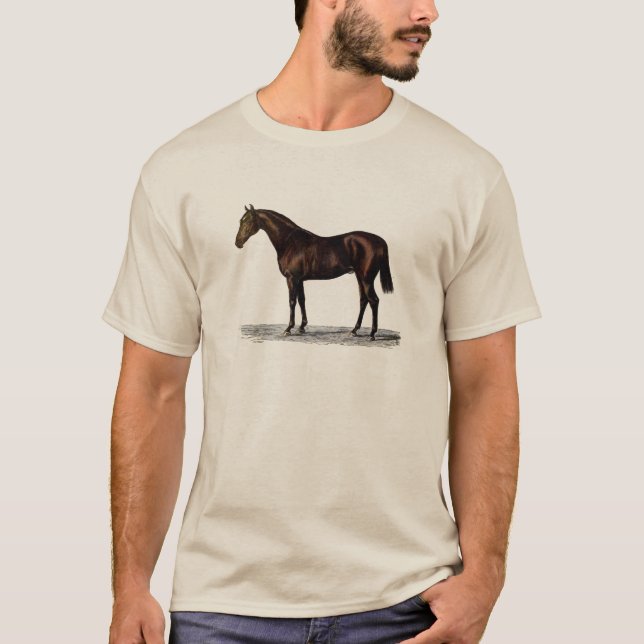T-shirt Cheval Brown (Devant)