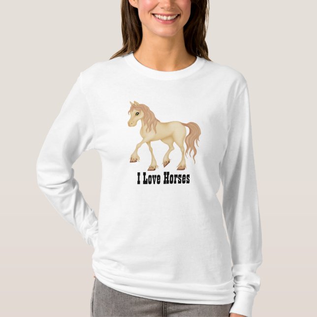 T-shirt Cheval Brown (Devant)