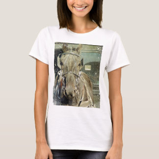 T-shirt Cheval Buggy Grunge Amish