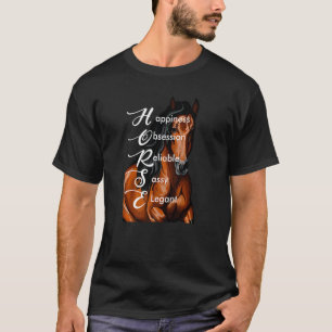 T-shirt Cheval Cheval équestre Chevaux