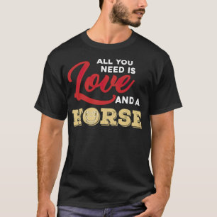 T-shirt Cheval Cheval Lover Cadeau T cheval dit le puits