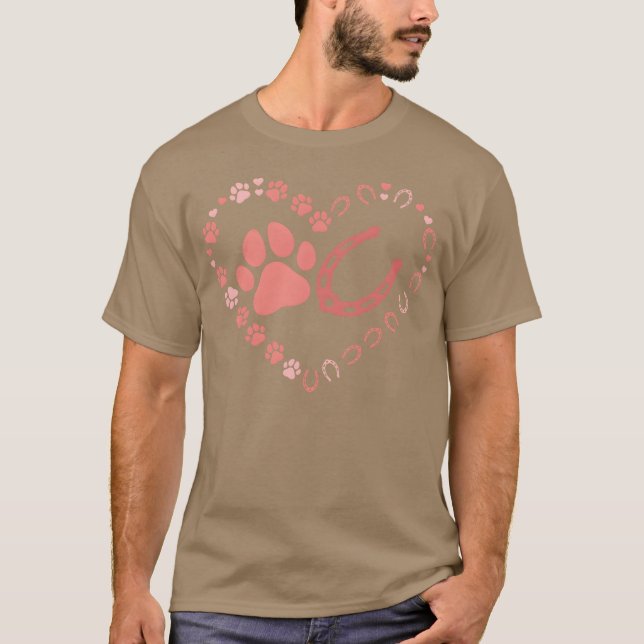 T-shirt Cheval chevaux dire équitation cheval chemise cade (Devant)