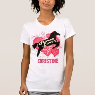 T-shirt Cheval Christine personnalisée par amant