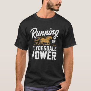 T-shirt Cheval Clydesdale Cheval Géant Poney Équitation