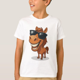 T-shirt Cheval cool avec Shades