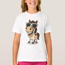 T-shirt Cheval cool avec Shades