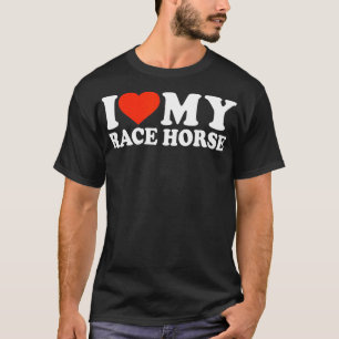 T-shirt Cheval Cool Cheval Propriétaire Cadeau J'Aime Ma C