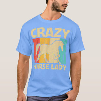 T-shirt Cheval cool Pour Femmes Filles Equestre Horseback 