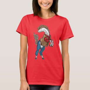 T-shirt Cheval Cowboy Chapeau de cowboy