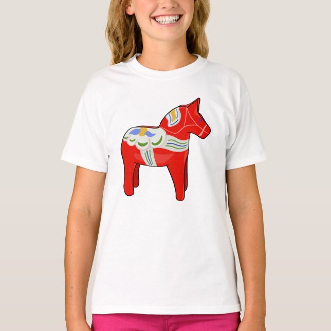 T-shirt Cheval dalécarlien (Devant)
