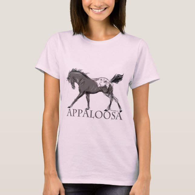 T-shirt Cheval d'Appaloosa (Devant)