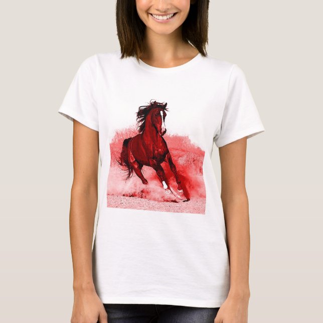 T-shirt Cheval de course (Devant)