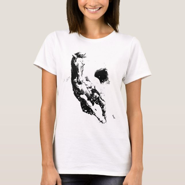 T-shirt Cheval de course (Devant)