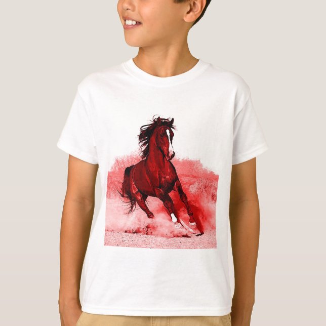 T-shirt Cheval de course (Devant)