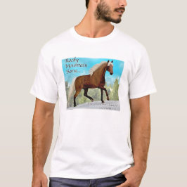 T-shirt Cheval de Gaited de montagne rocheuse