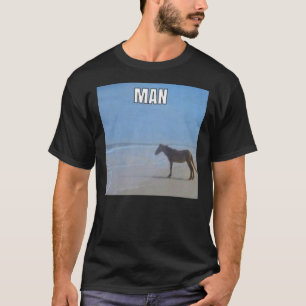 T-shirt Cheval de l'homme par Ocean Meme Sticker