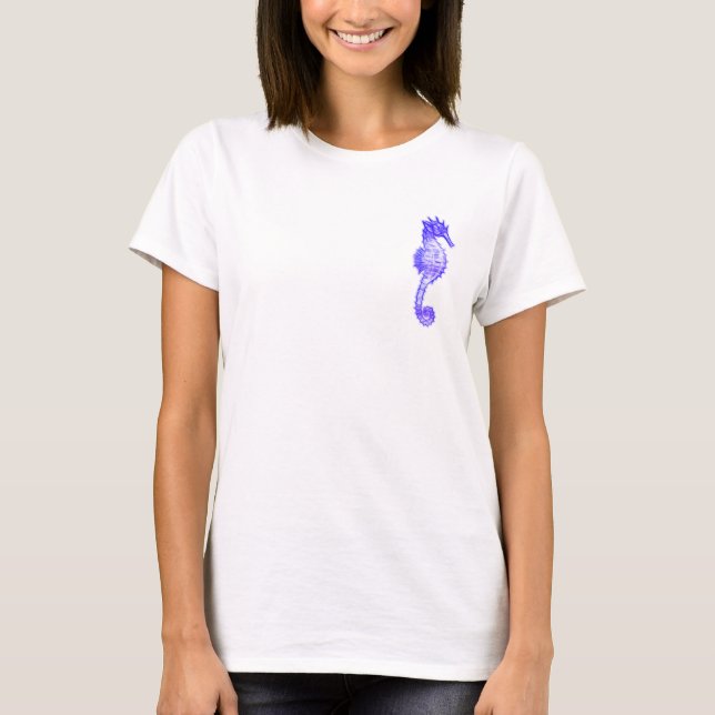 T-shirt Cheval de mer Cute Cadeau animal marin (Devant)