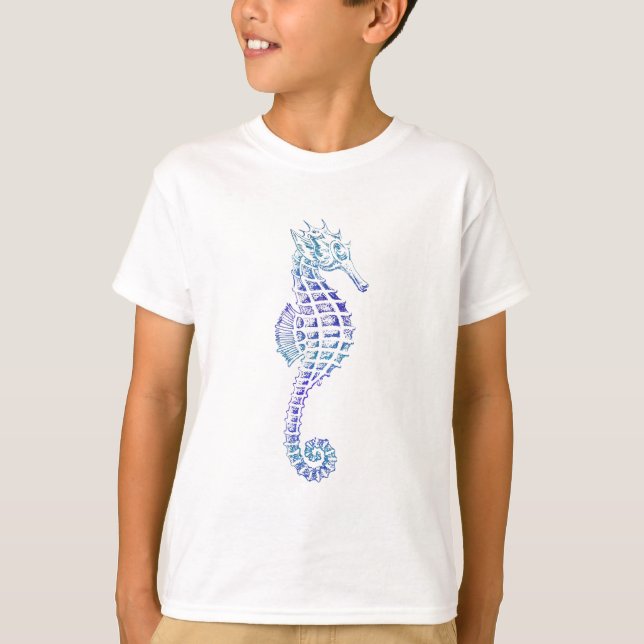 T-shirt Cheval de mer Cute Cadeau animal marin (Devant)