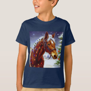 T-shirt Cheval de Noël 3