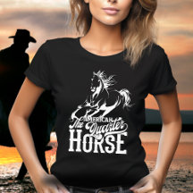 Cheval de quart américain Cowgirl sauvage ouest ou