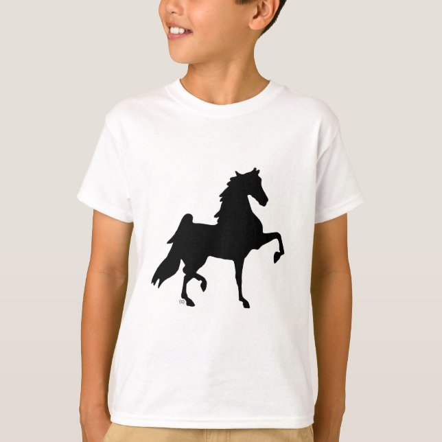 T-shirt Cheval de Saddlebred d'Américain (Devant)