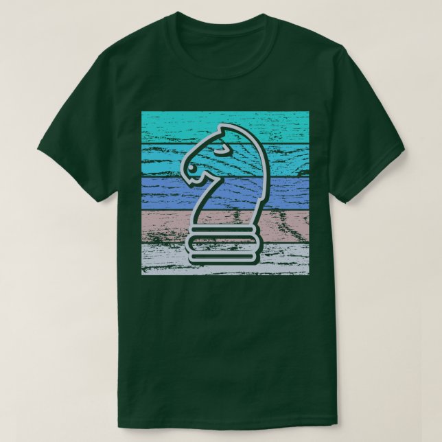 T-shirt Cheval d'échecs Retro 3 (Design devant)