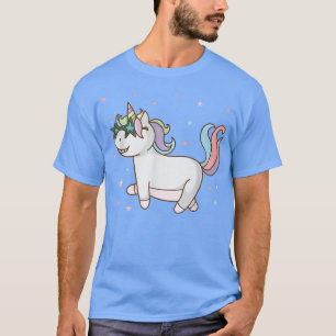 T-shirt Cheval d'Imaginaire Unicorne avec lunettes étoile