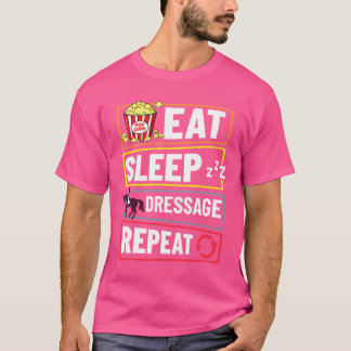 T-shirt Cheval Dressage Cheval Équitation Arena d'entraîne