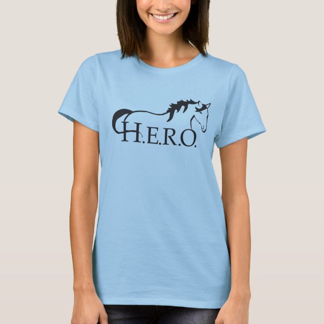 T-shirt Cheval, éducation, organisation de délivrance (Devant)